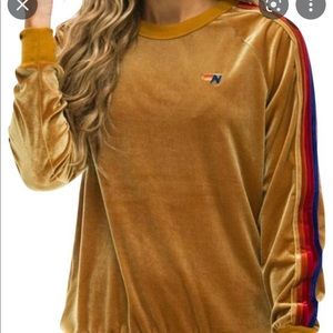 Aviator Nation Velour/ Velvet sweatshirt